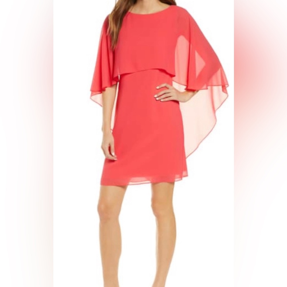 Vince Camuto Cape Dress